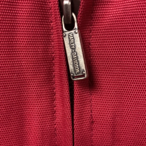 Womens Harley-Davidson riding jacket nylon red size medium - Picture 4 of 9